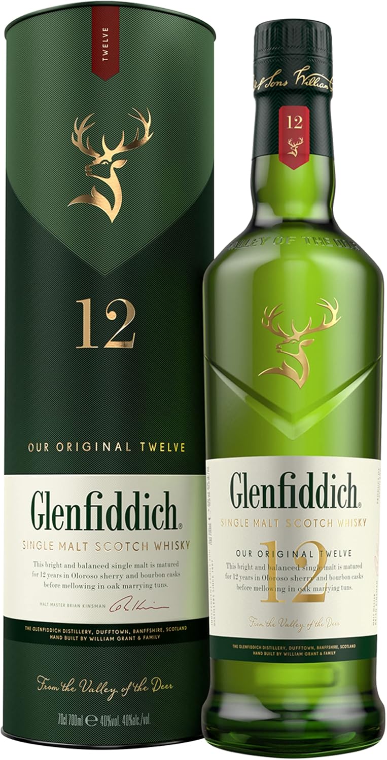 GLENFIDDICH 12Y SINGLE MALT SCOTCH WHISKY (700ml)