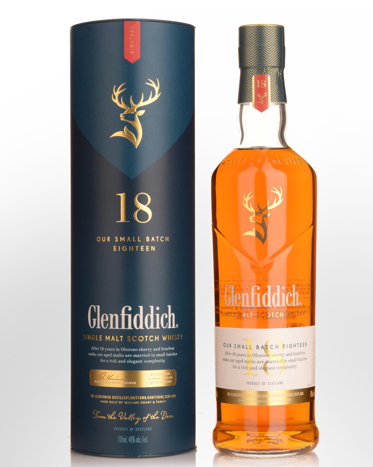 GLENFIDDICH 18Y SINGLE MALT SCOTCH WHISKY (700ml)